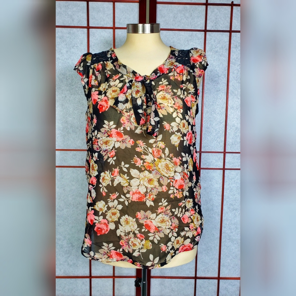 Floral Sleeveless Top